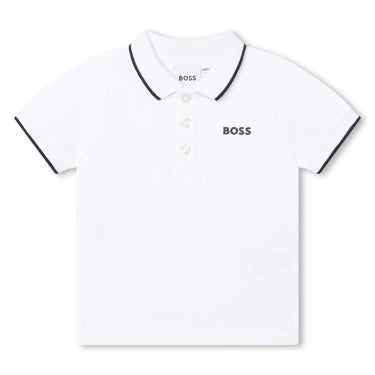 BOSS Polo para bebe Color Blanco
